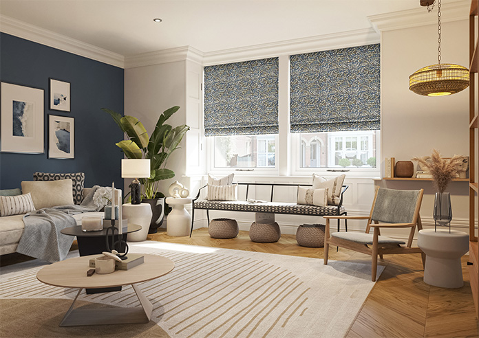 Mini Camphora, Ink - Twist&Fit Roman Blind - Image 7